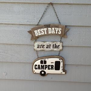 Camper Wall Art with Inspirational Message